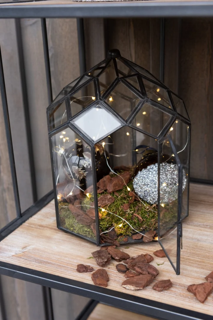 Woonaccessoire Raarmona zwart glas - Afbeelding 3