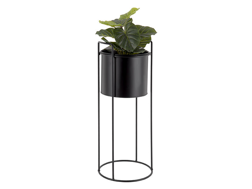 Bloempot Zeesum Metaal Zwart Ø28 cm - Afbeelding 7