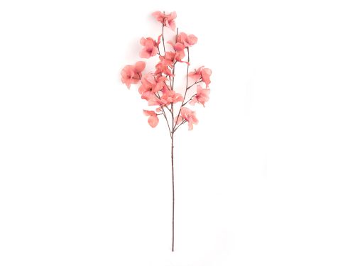 Kunstplant Dirmella Roze H86 cm, decoratieve kunsttak met zachte roze bloesem voor vaas of sidetable