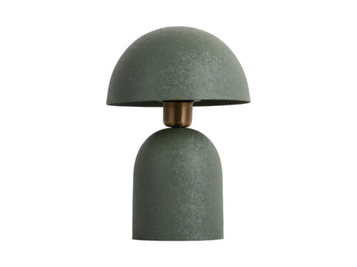 Tafellamp Feillesta Groen H30 cm met mushroom vorm en textured finish