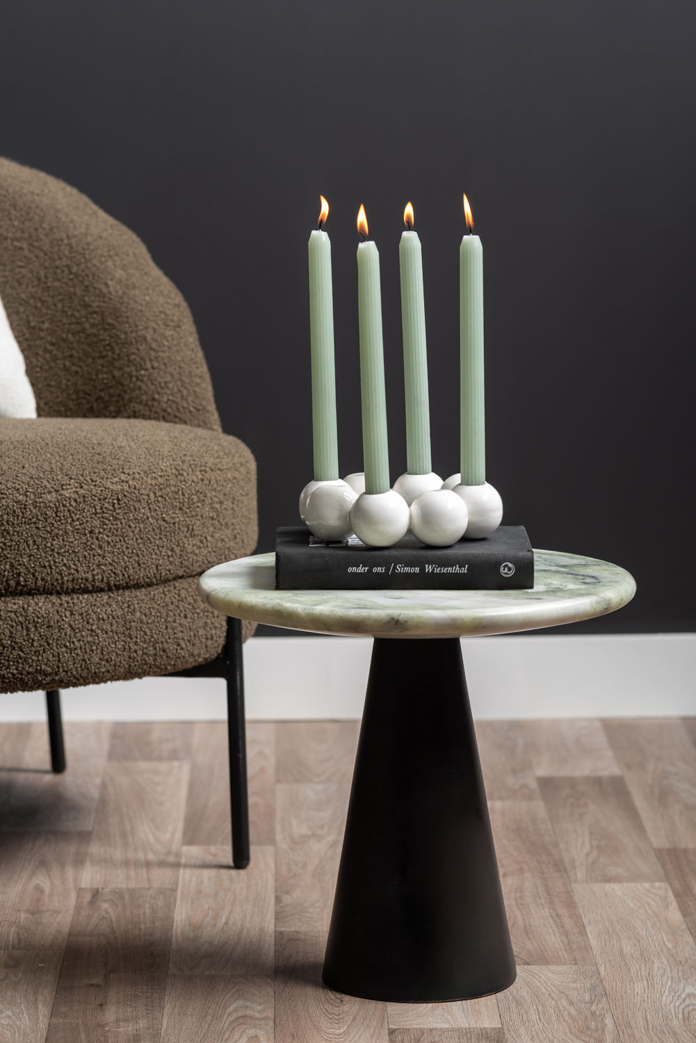 Tafel Kleenond Marmer Ø40 cm - Afbeelding 3