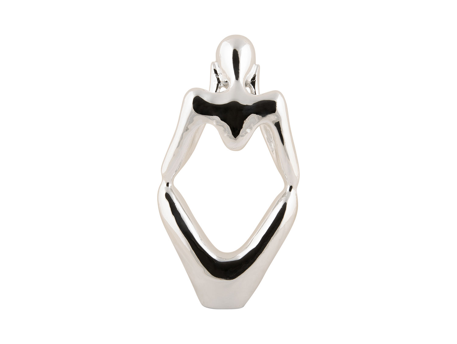 Beeld Jeirdun Polyresin Chroom H24 cm - Afbeelding 4