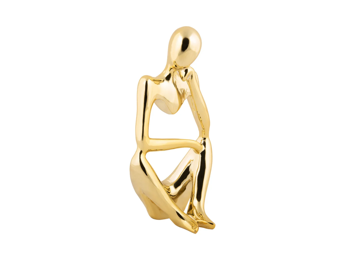 Beeld Lunse Polyresin Goud H24 cm - Afbeelding 2
