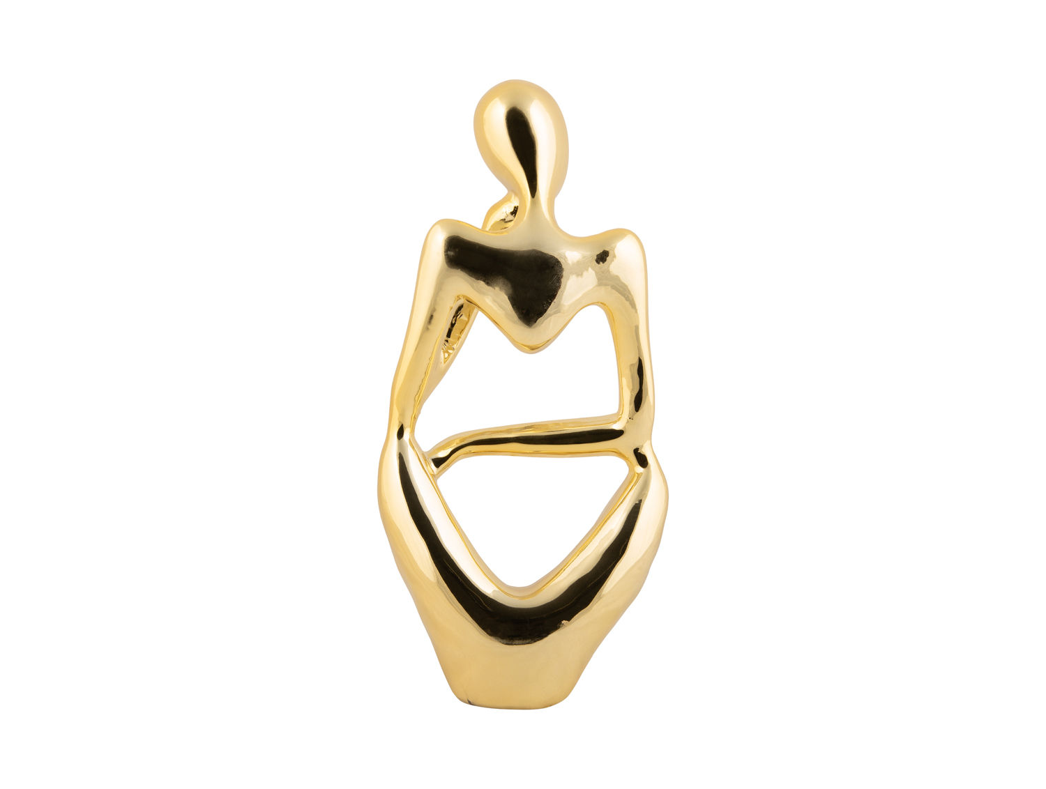 Beeld Lunse Polyresin Goud H24 cm - Afbeelding 4