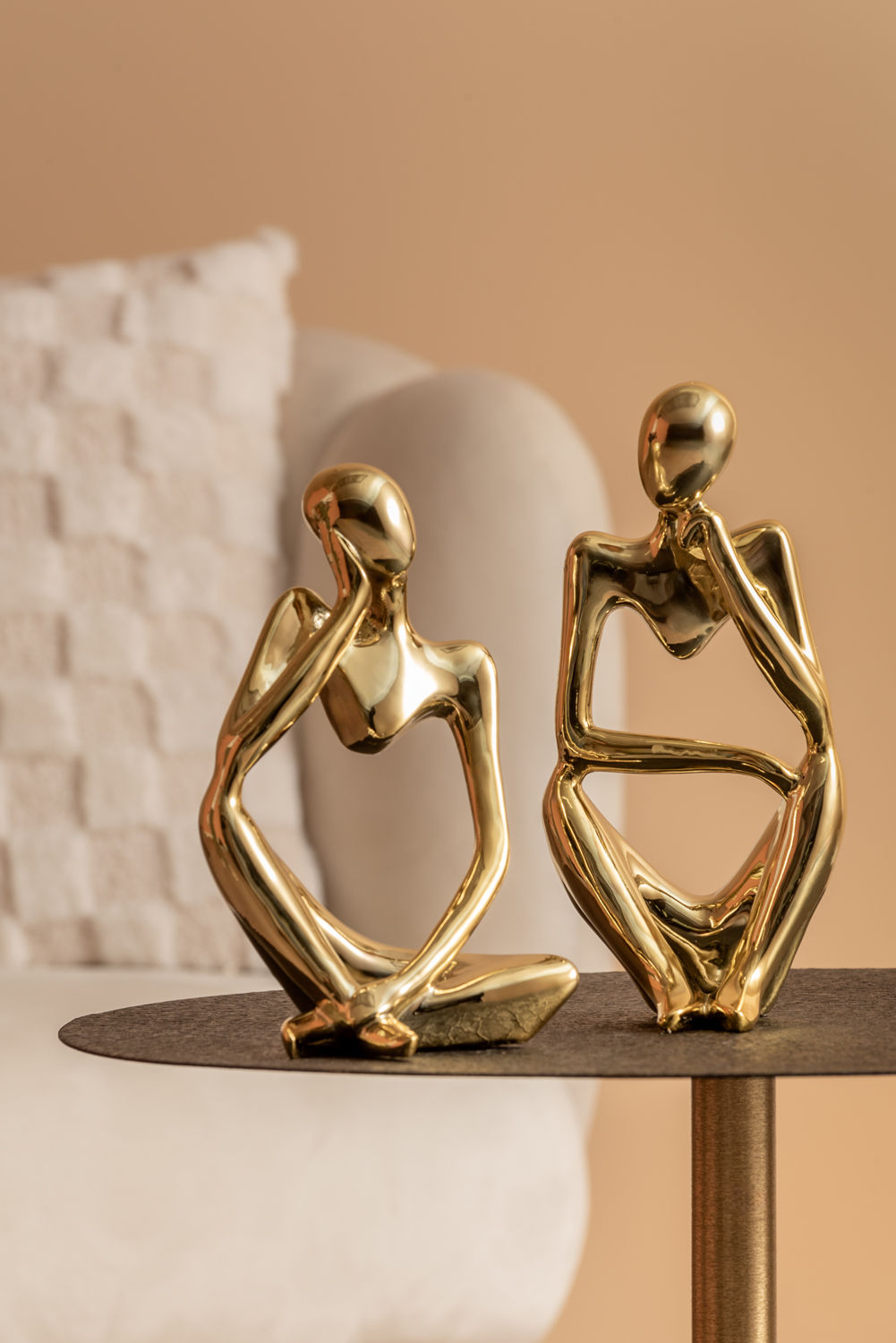 Beeld Taantero Polyresin Goud H24 cm - Afbeelding 3