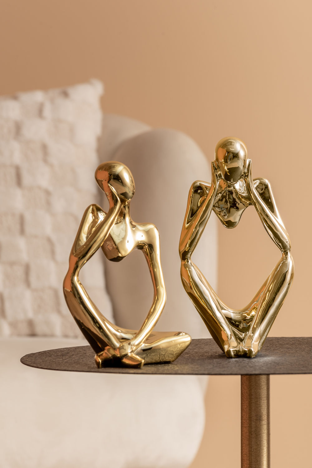 Beeld Taantero Polyresin Goud H24 cm - Afbeelding 4