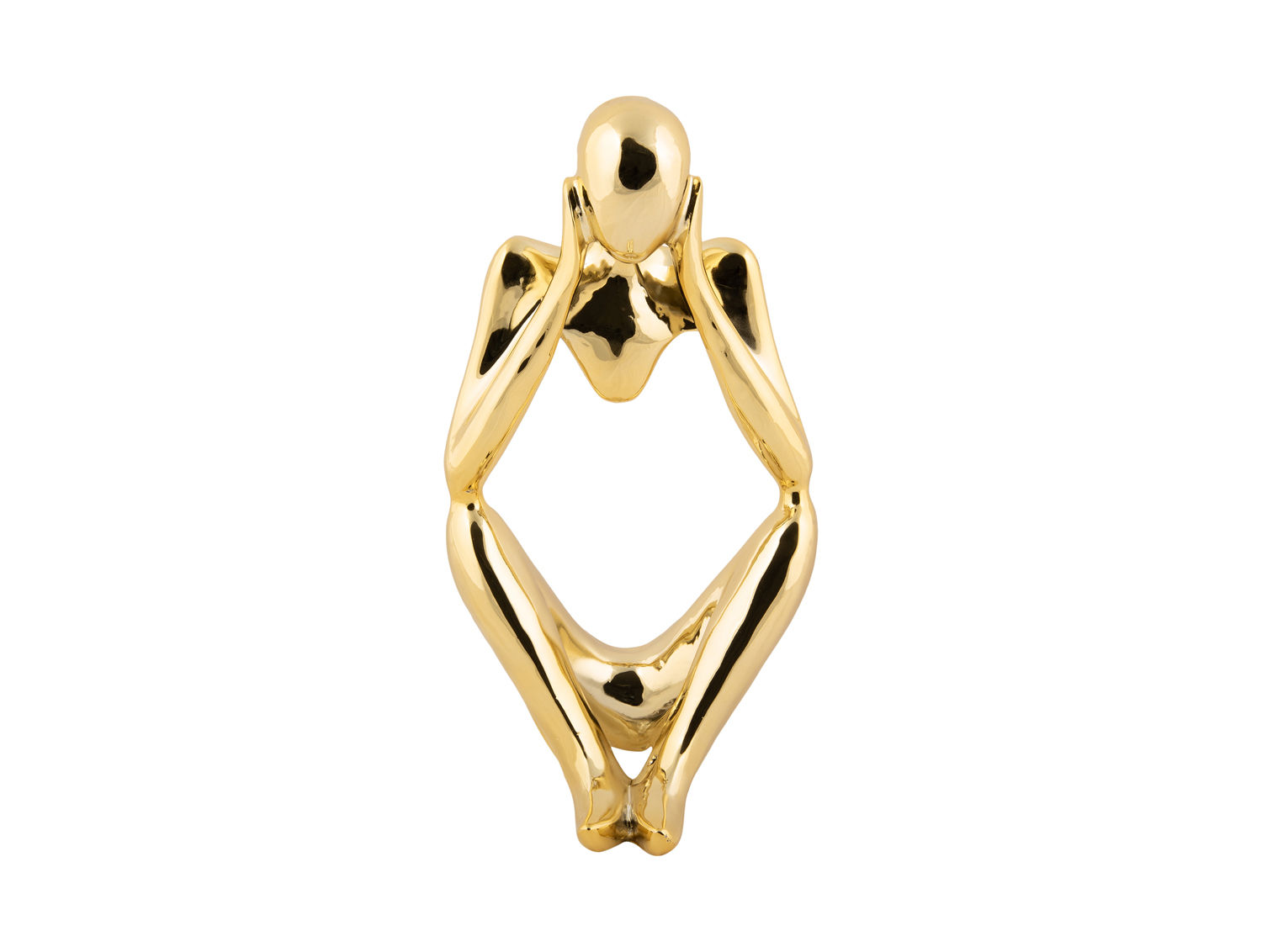Beeld Stassik Polyresin Goud H24 cm