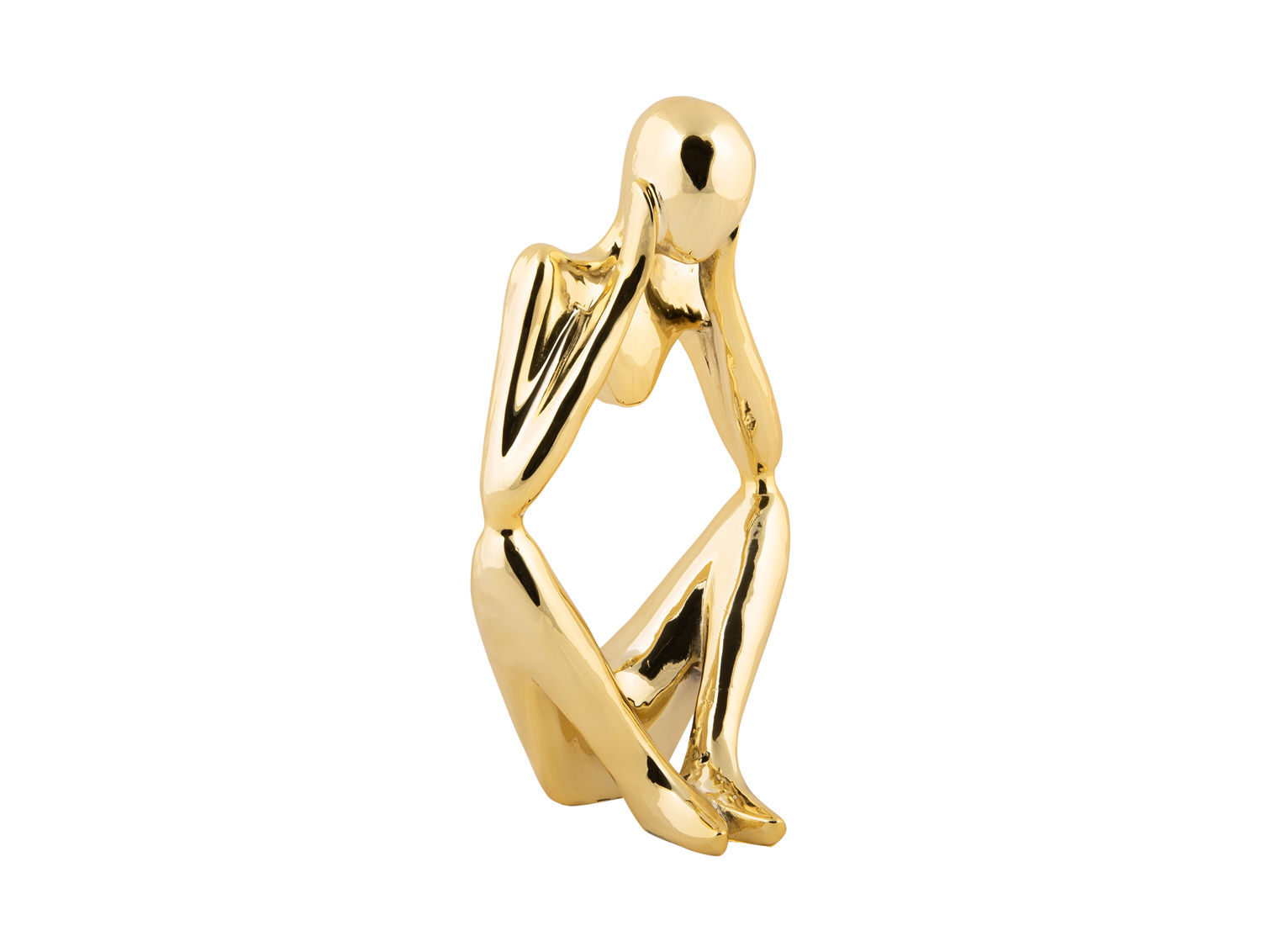 Beeld Stassik Polyresin Goud H24 cm - Afbeelding 2