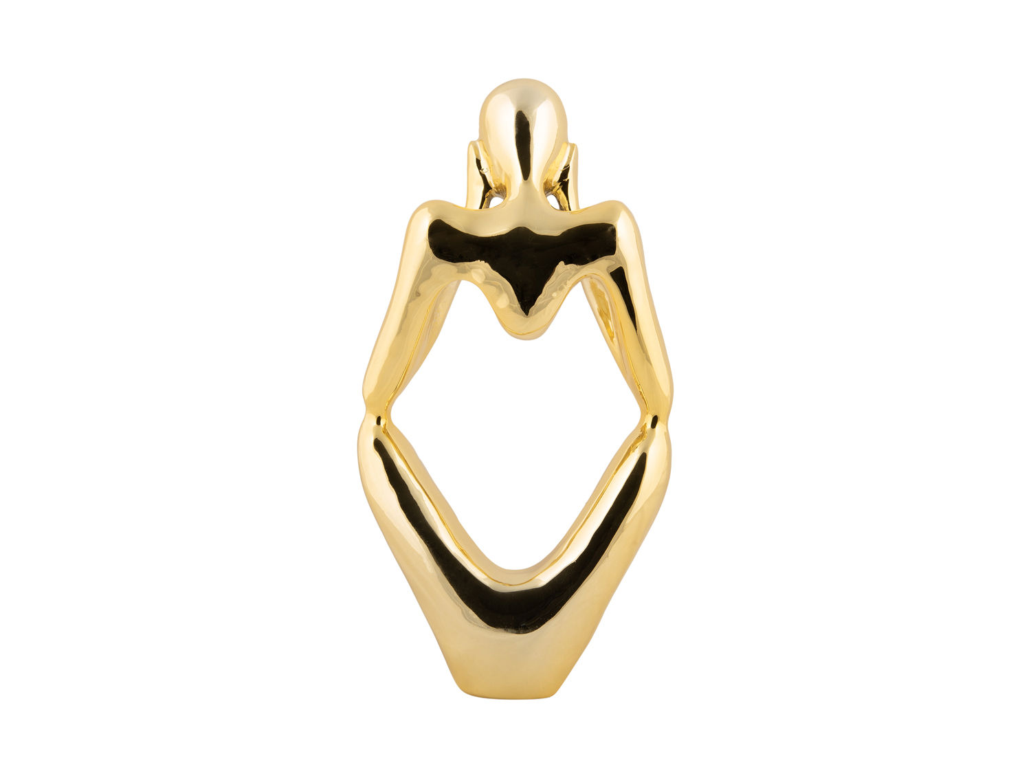 Beeld Stassik Polyresin Goud H24 cm - Afbeelding 4