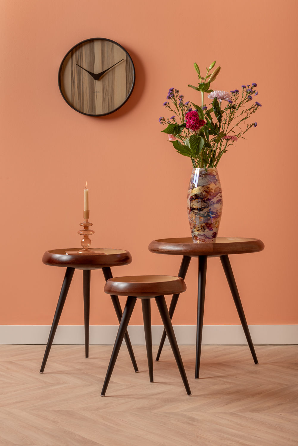 Vaas Sisena Bruin H36 cm - Afbeelding 4