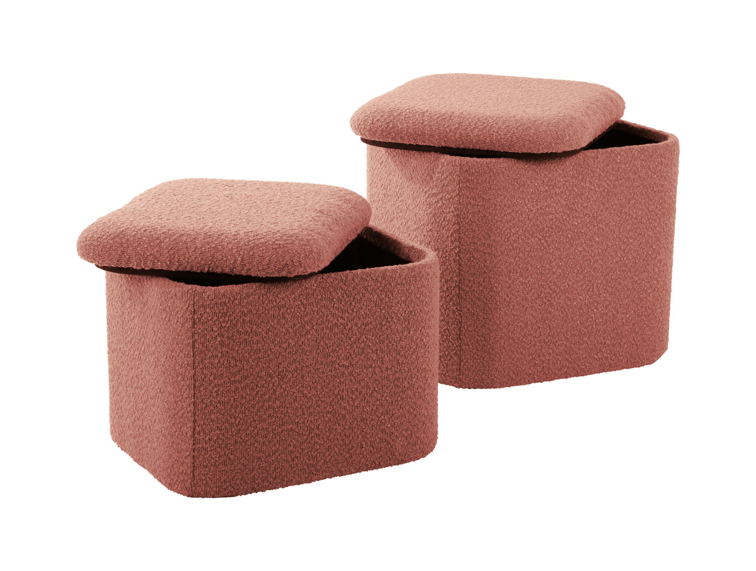 Poef Ciesku Bouclé Roze - Afbeelding 3