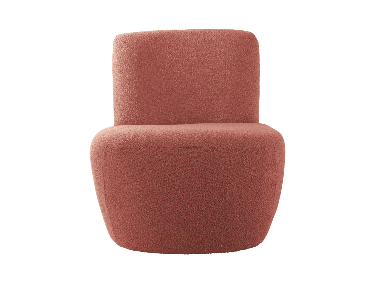 Stoel Troolira Bouclé Roze - Afbeelding 2