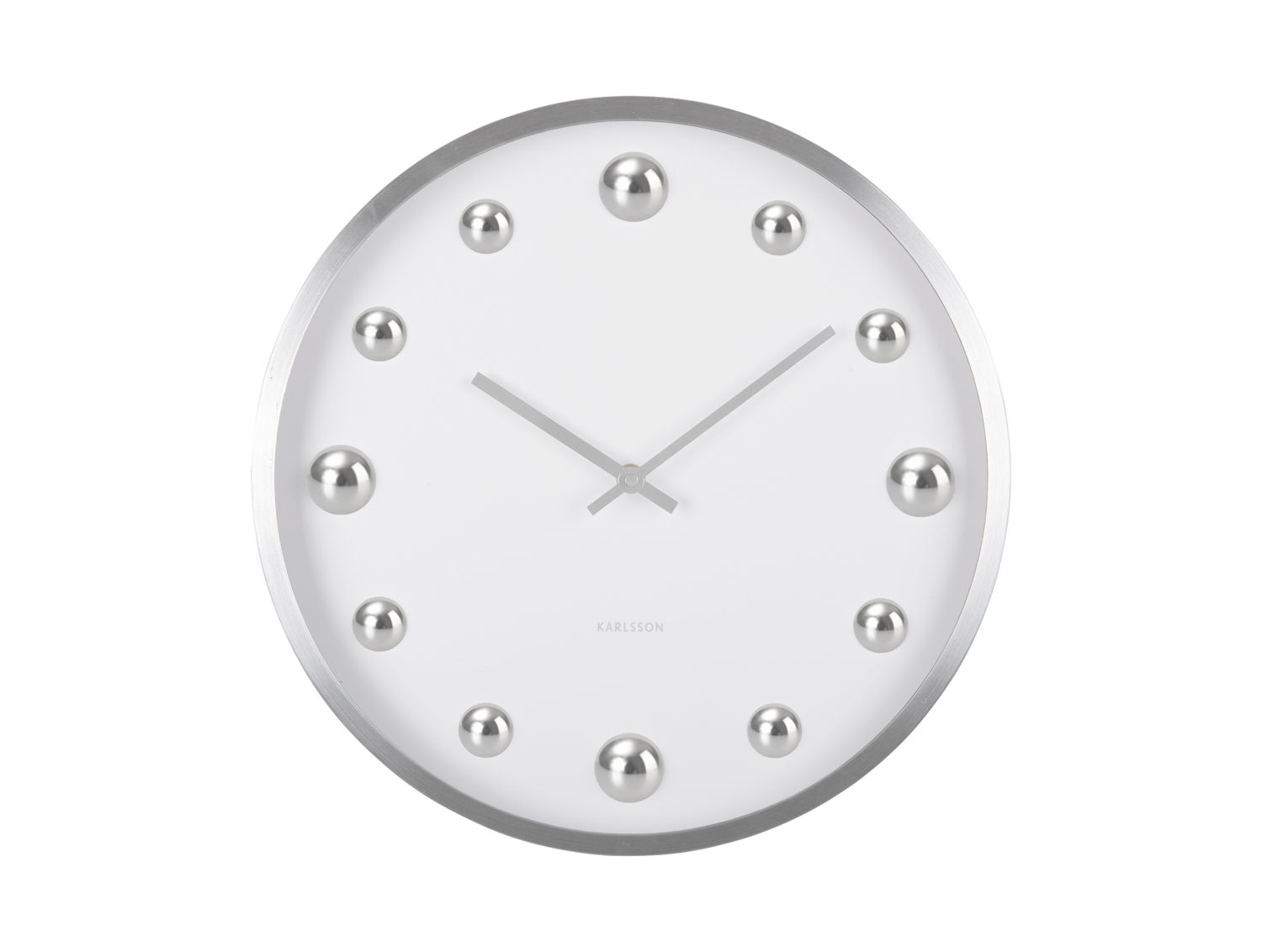 Wandklok Sodio Zilver - Afbeelding 2