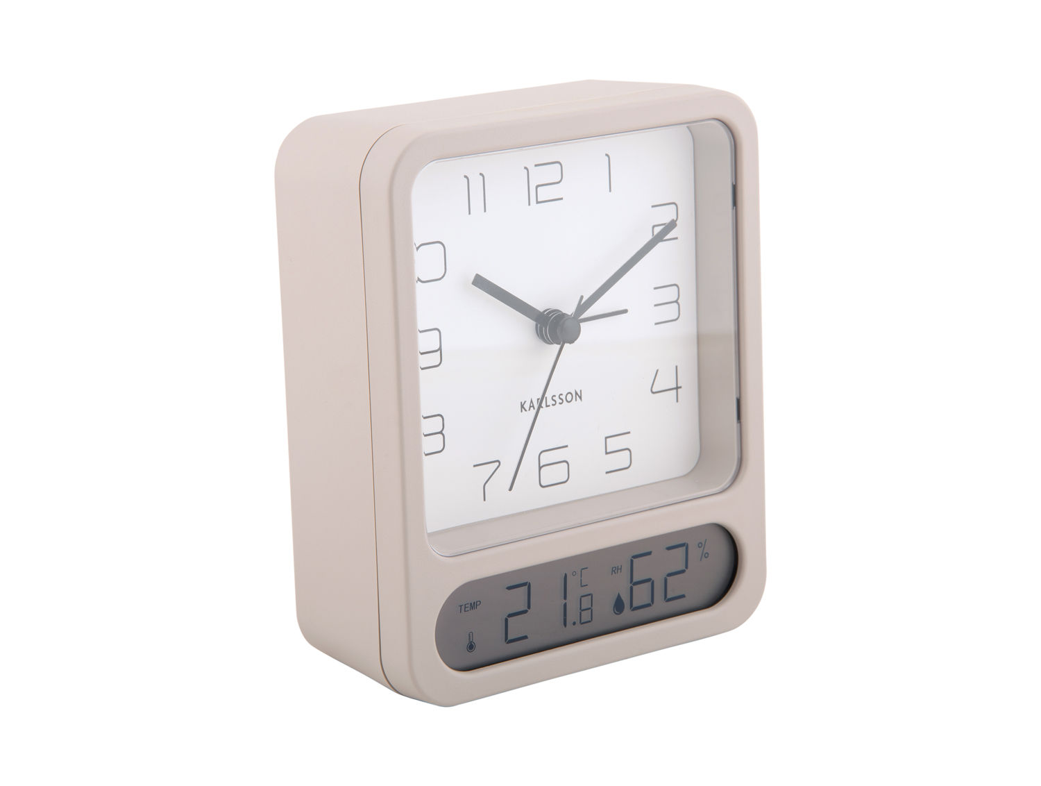 Wekker Grierano Warm Grijs - Set van 2 - Afbeelding 2