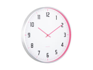 Wandklok Pandora Helder Roze