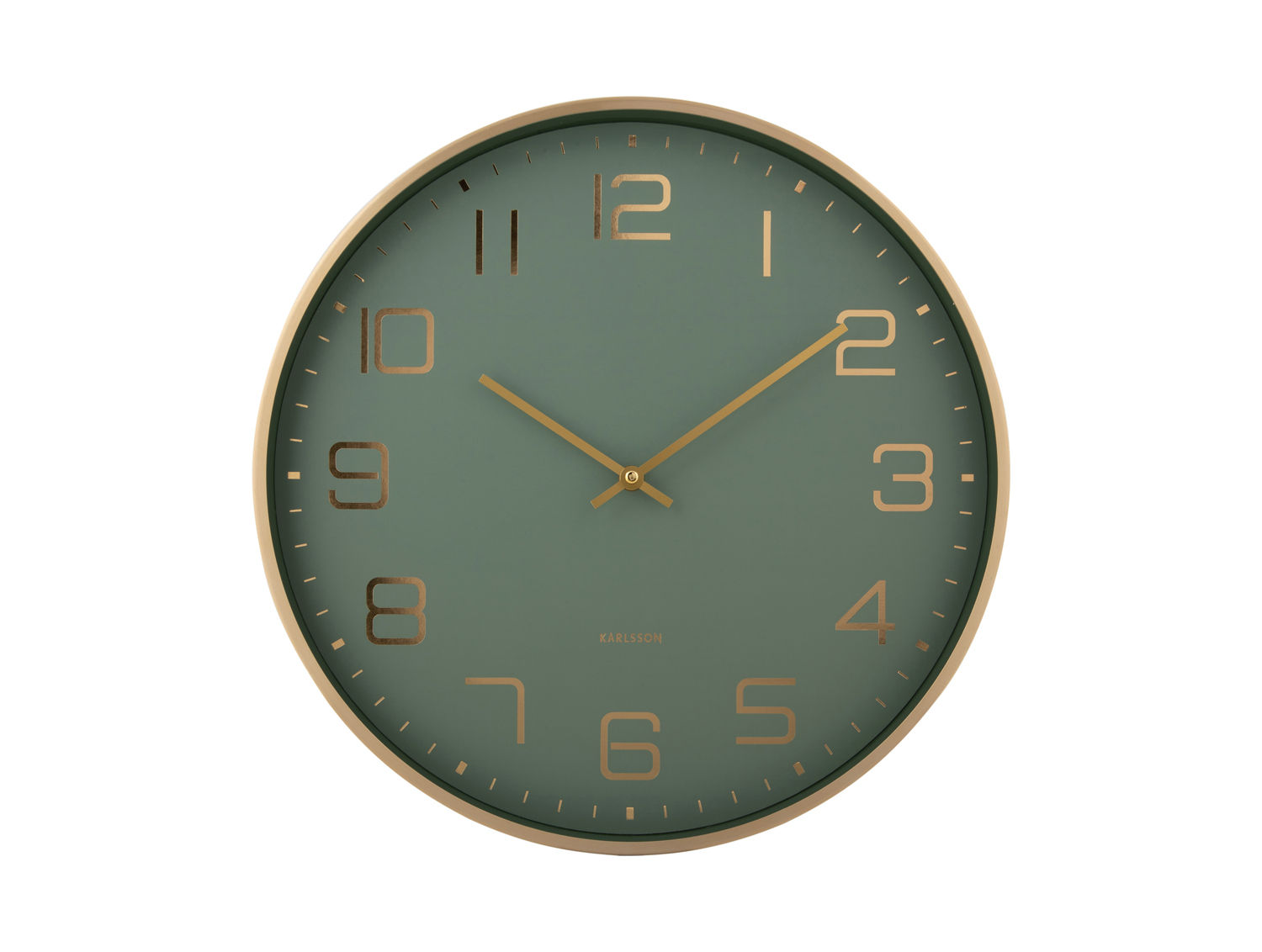 Wandklok Loonnak Groen - Afbeelding 2