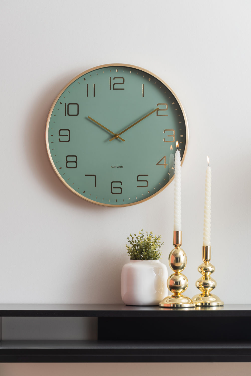 Wandklok Loonnak Groen - Afbeelding 4