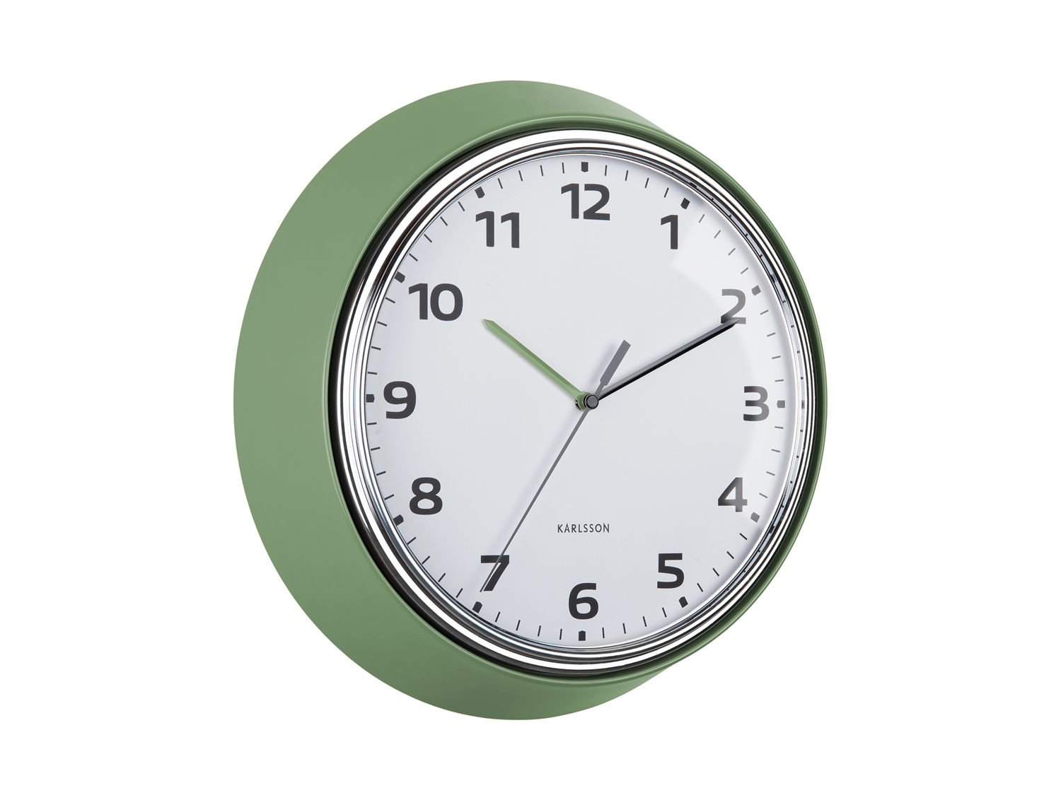 Wandklok Kleessum Groen