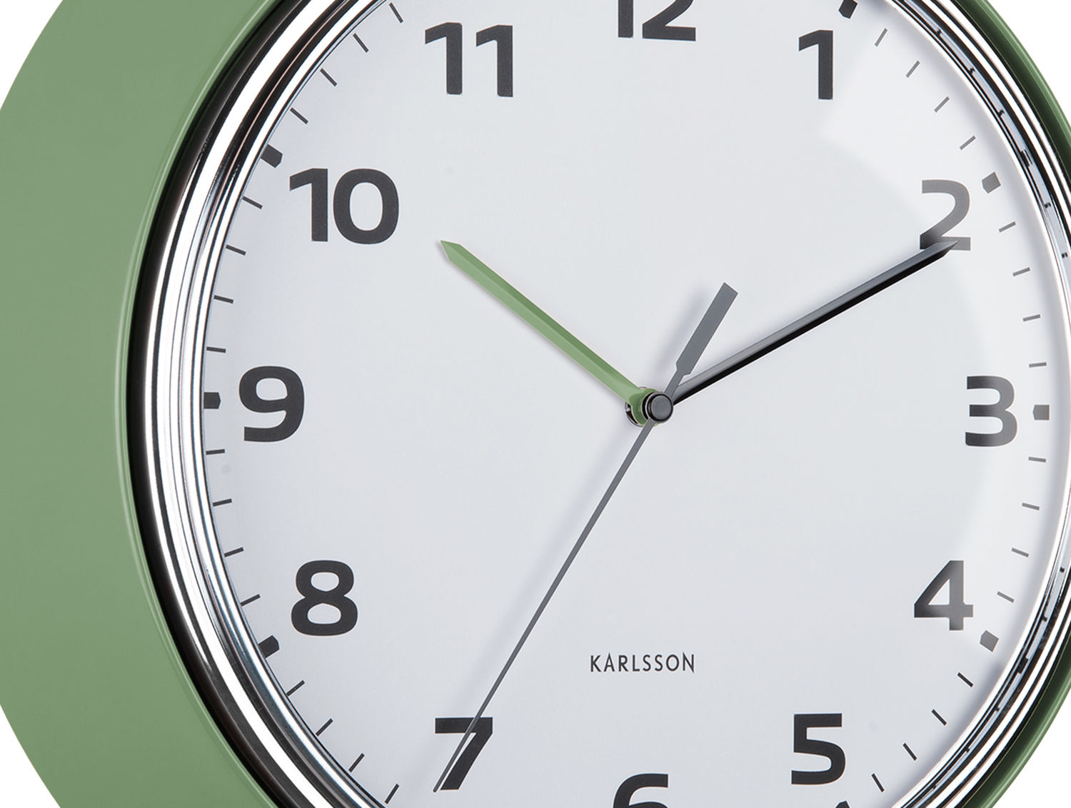 Wandklok Kleessum Groen - Afbeelding 3