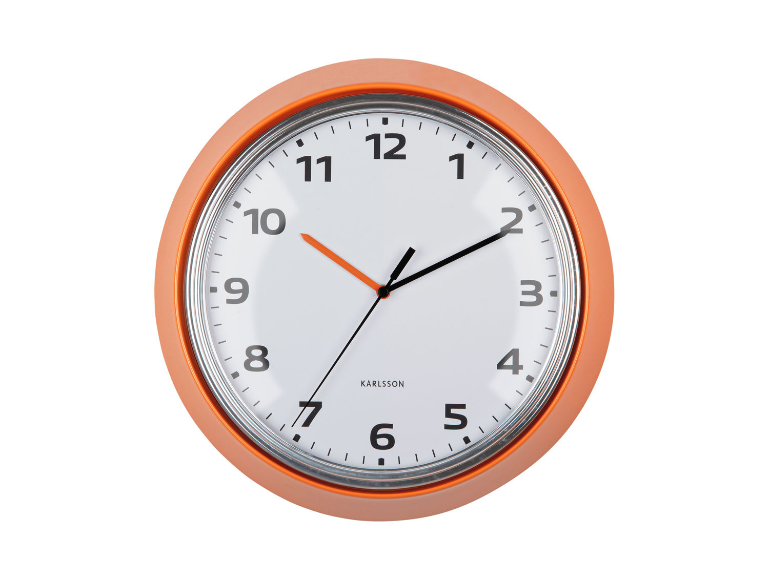 Wandklok Koonino Helder Oranje - Afbeelding 2
