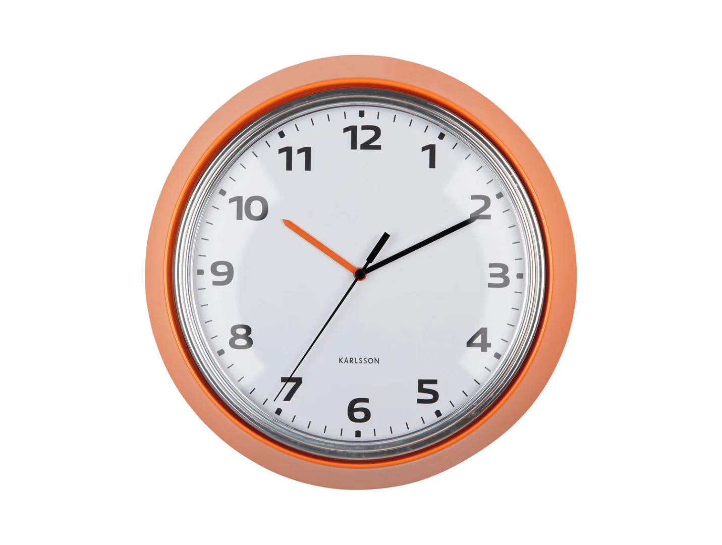 Wandklok Koonino Helder Oranje - Afbeelding 2