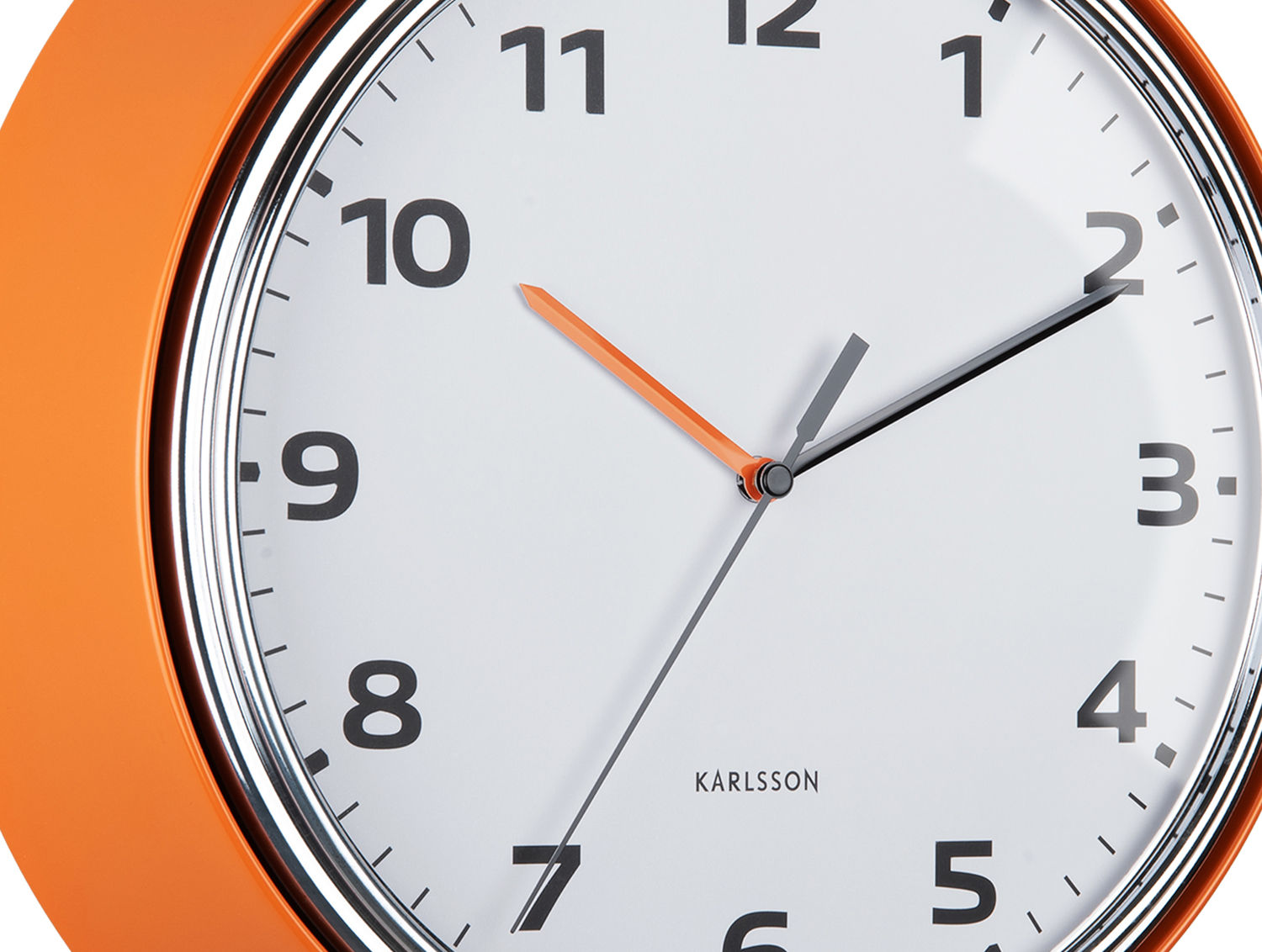 Wandklok Koonino Helder Oranje - Afbeelding 3