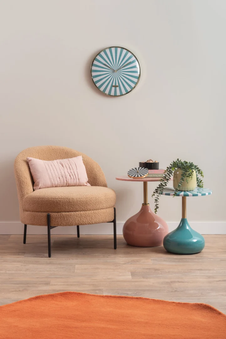Wandklok Skeenora Turquoise - Afbeelding 4