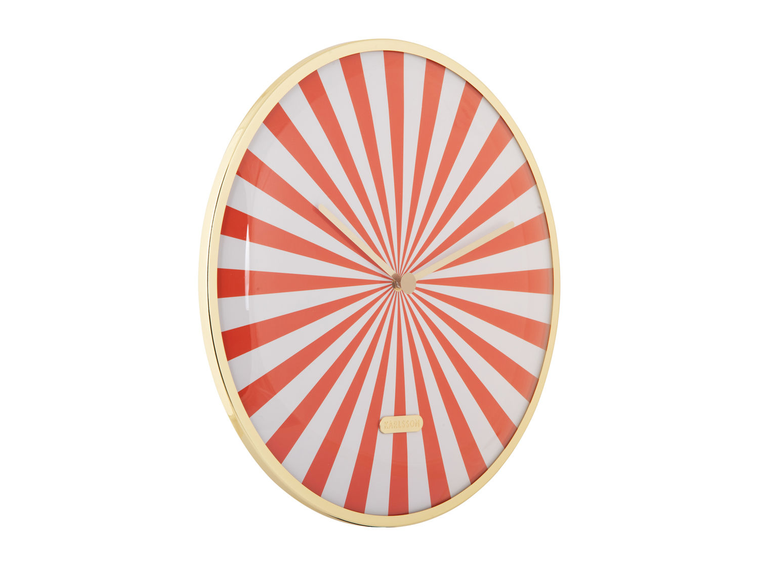 Wandklok Maner Helder Oranje - Afbeelding 2