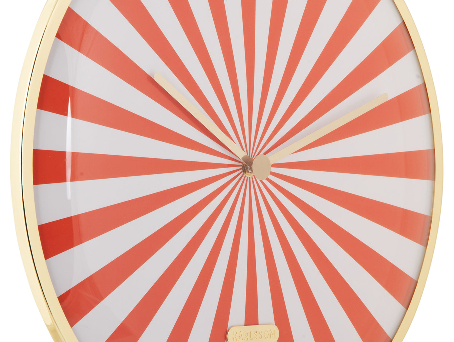 Wandklok Maner Helder Oranje - Afbeelding 3