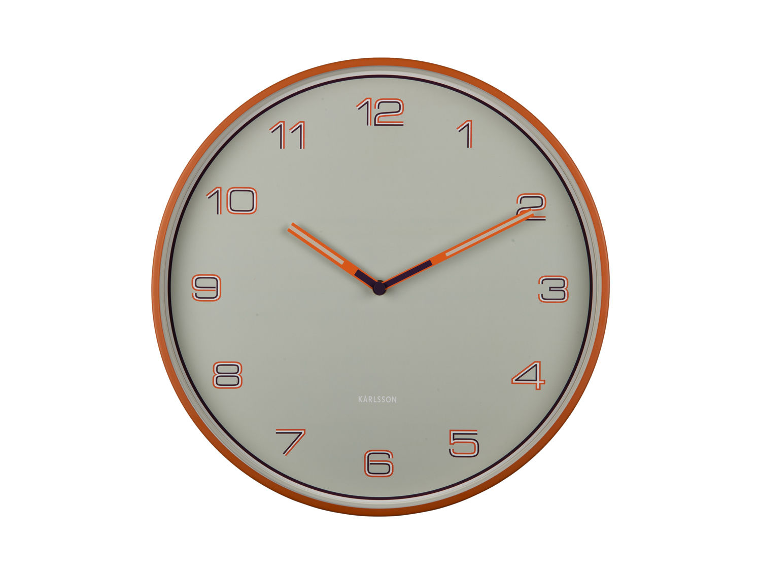 Wandklok Geessine Helder Oranje