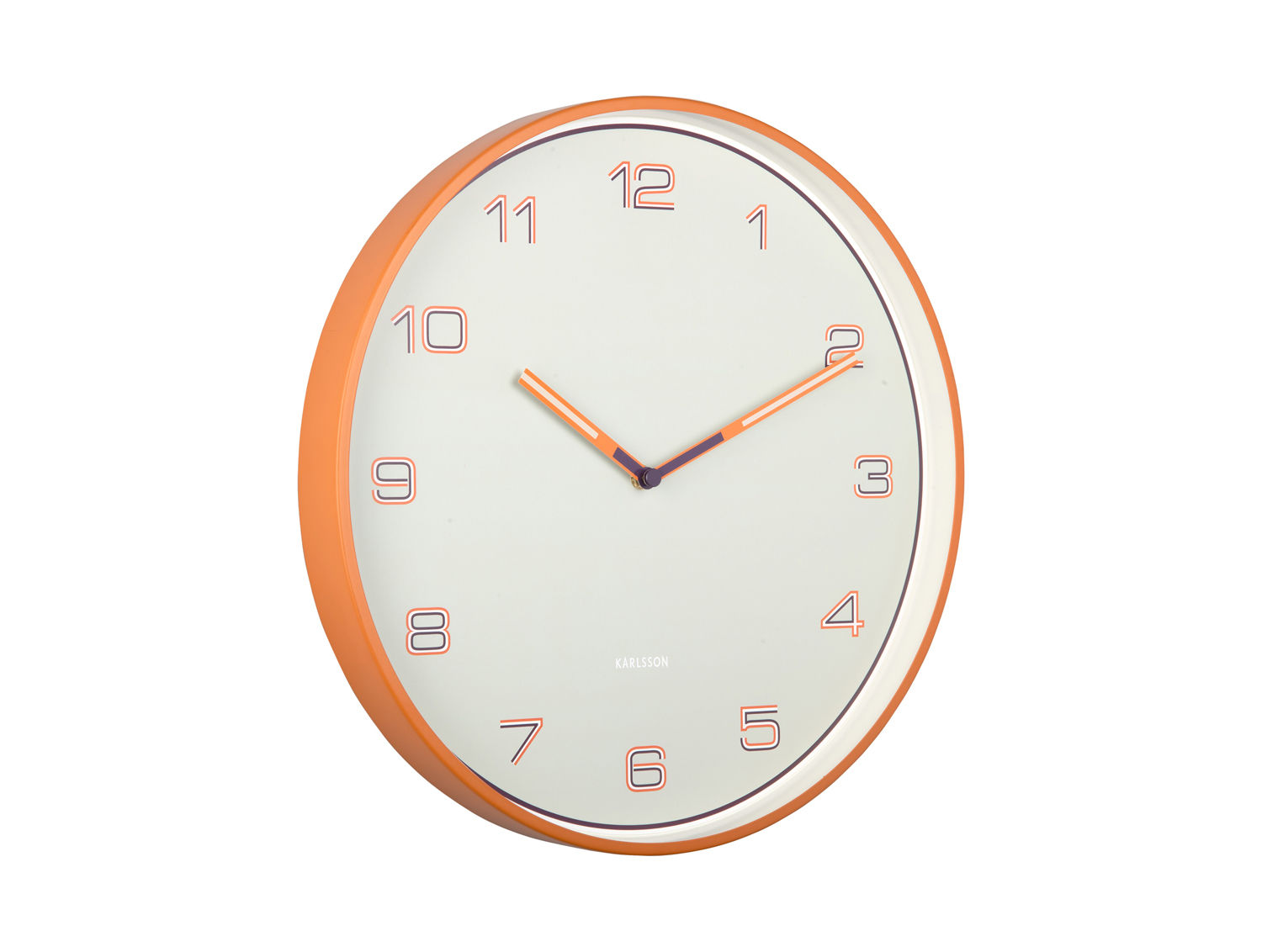 Wandklok Geessine Helder Oranje - Afbeelding 2