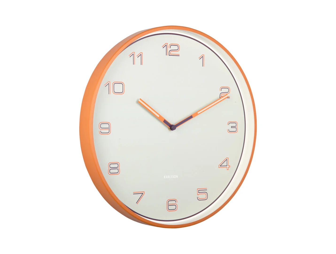 Wandklok Geessine Helder Oranje - Afbeelding 2