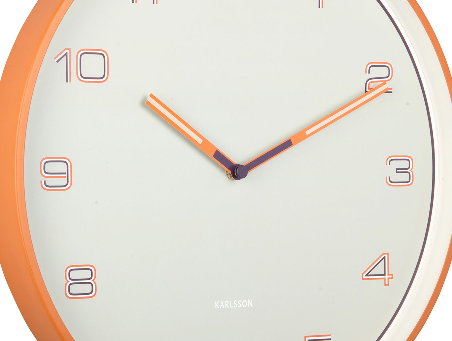 Wandklok Geessine Helder Oranje - Afbeelding 3