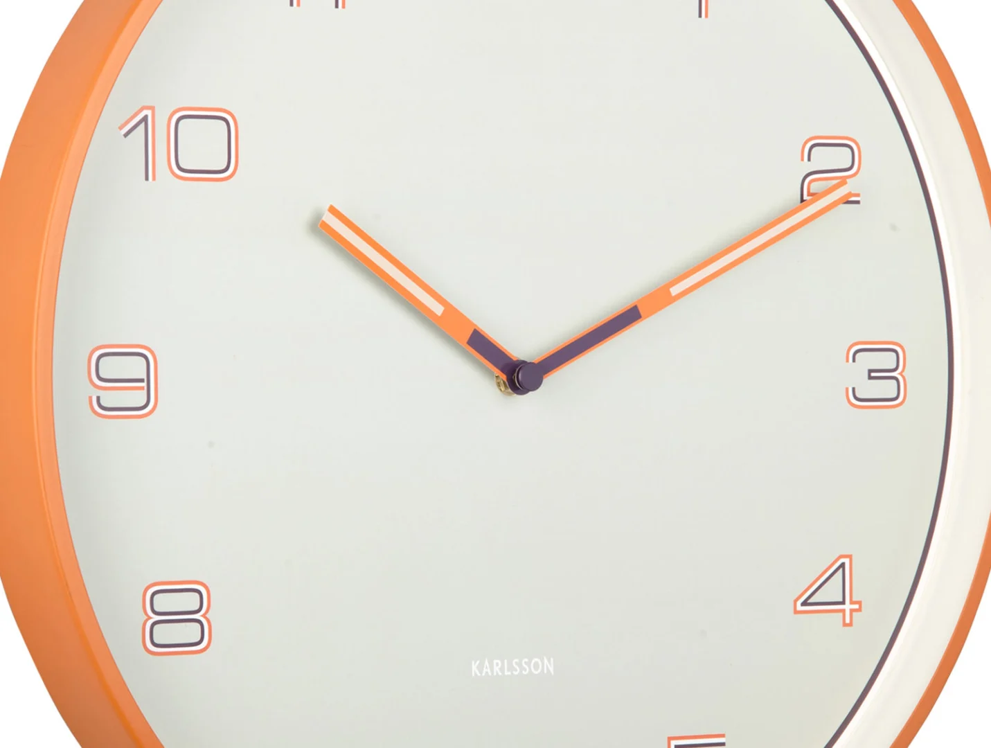 Wandklok Geessine Helder Oranje - Afbeelding 3