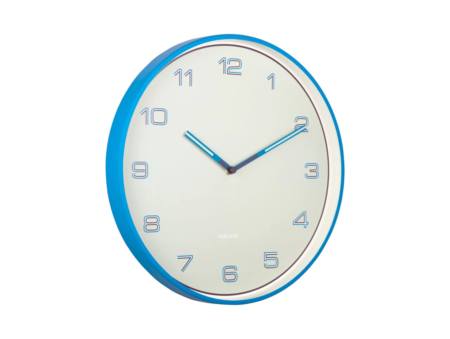 Wandklok Klemmond Helder Blauw - Afbeelding 2