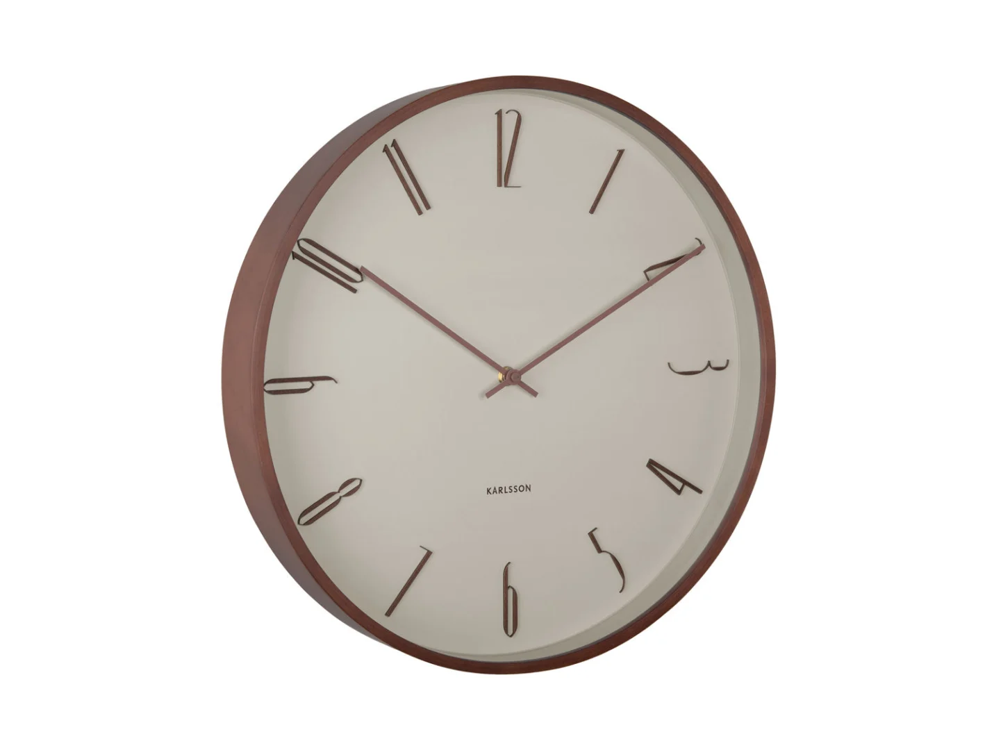 Wandklok Zaasten Warm Grijs - Afbeelding 2
