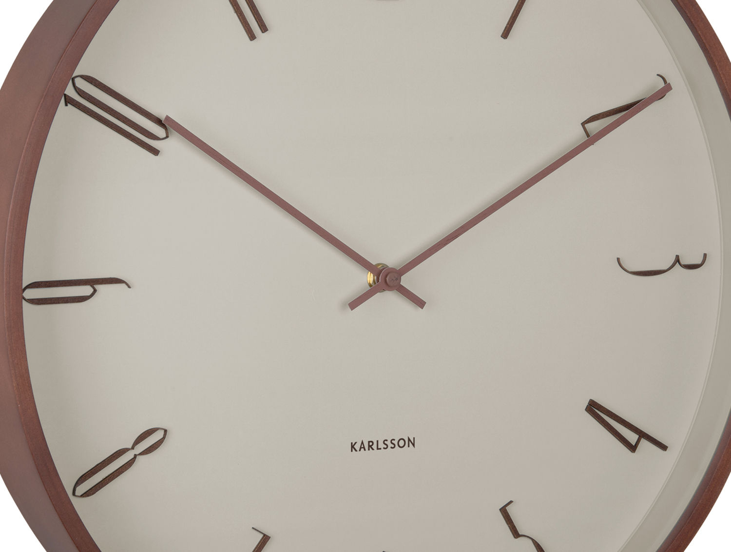 Wandklok Zaasten Warm Grijs - Afbeelding 3