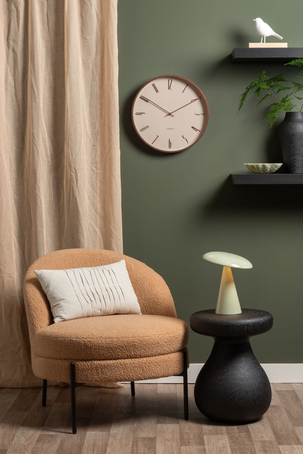 Wandklok Zaasten Warm Grijs - Afbeelding 4