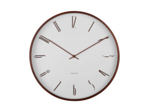 Wandklok Senir Wit