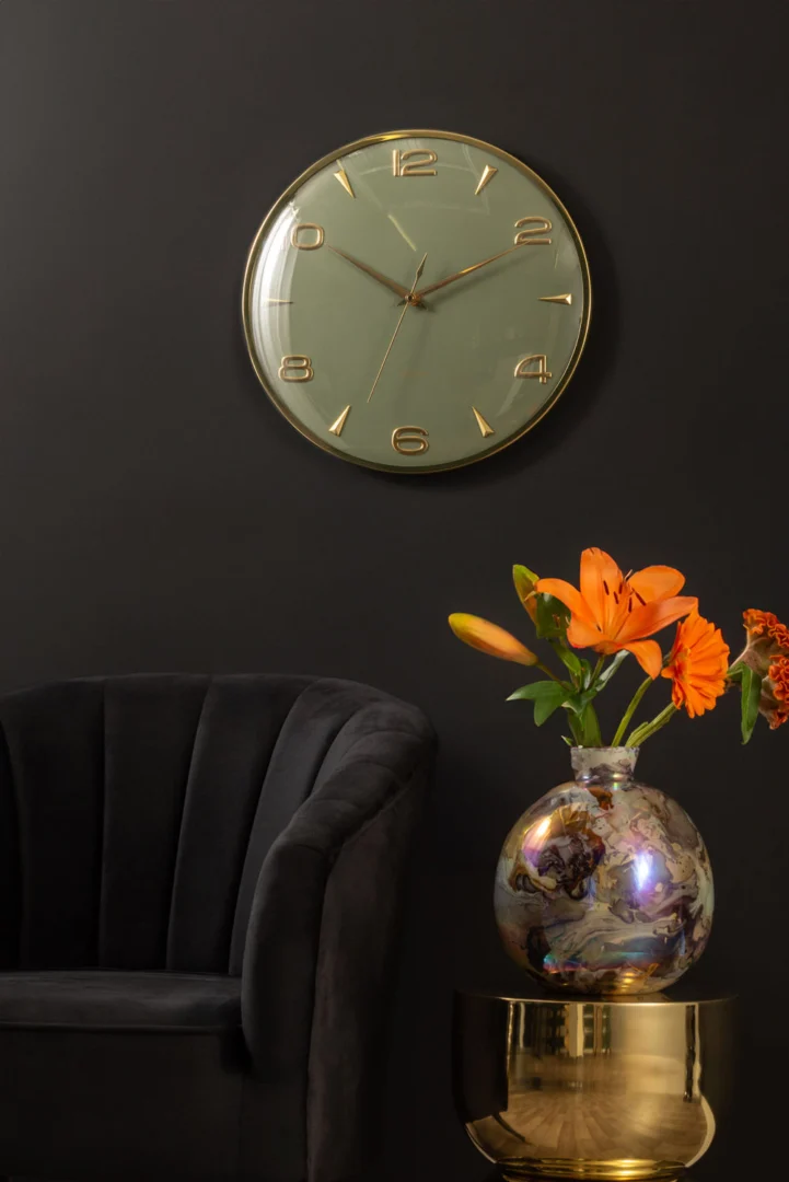 Wandklok Mieskir groen – foto 4