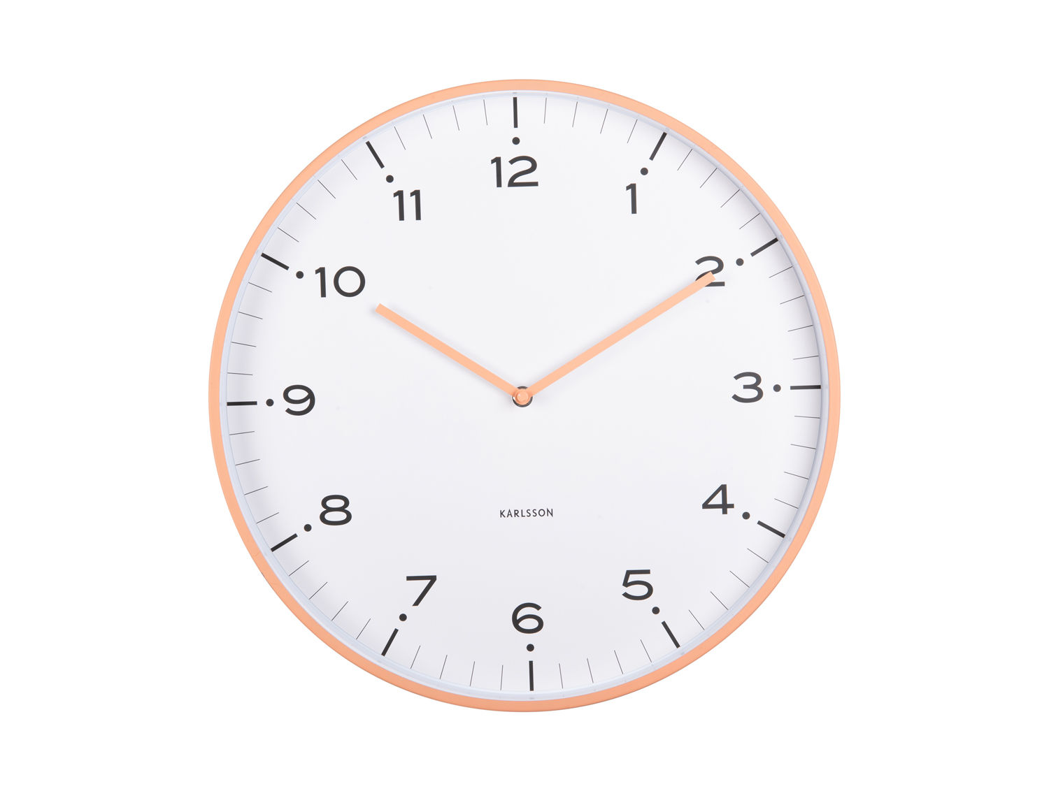 Wandklok Ludes Oranje - Afbeelding 2
