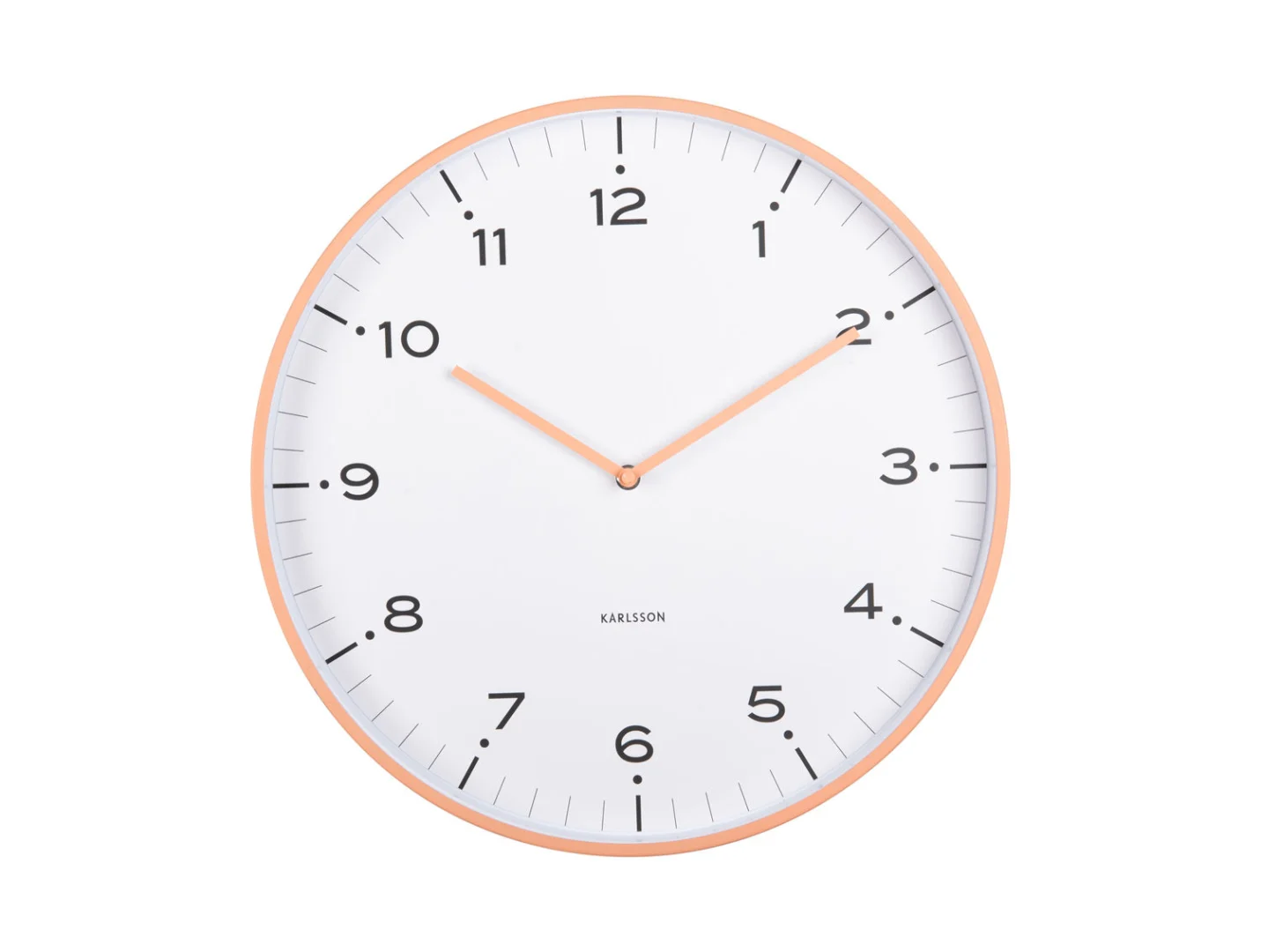Wandklok Ludes Oranje - Afbeelding 2
