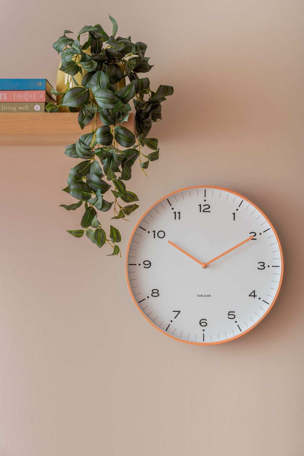 Wandklok Ludes Oranje - Afbeelding 4