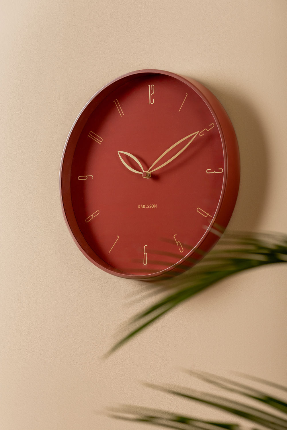 Wandklok Grober Oker - Afbeelding 4