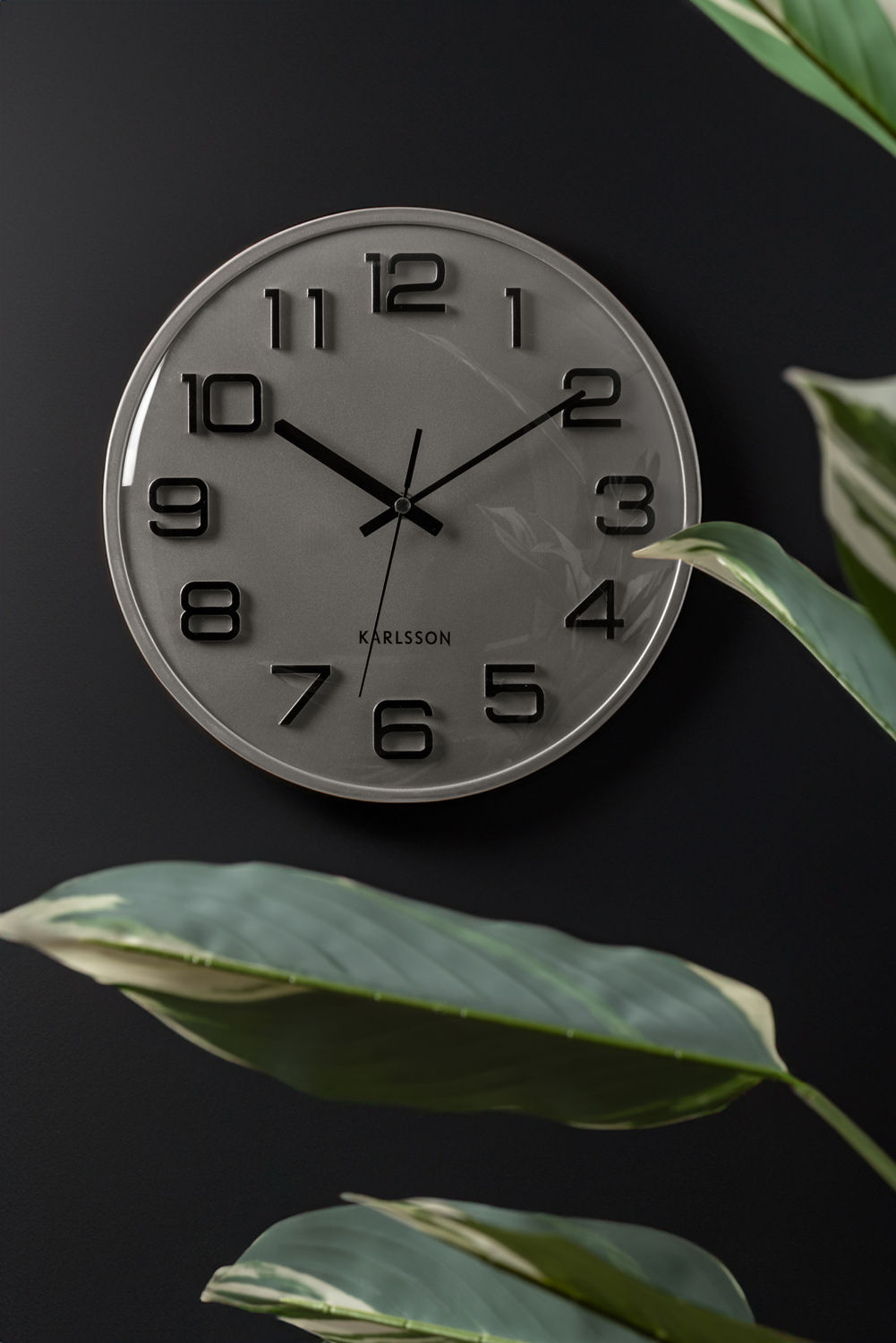 Wandklok Noondaro Zilver - Afbeelding 4