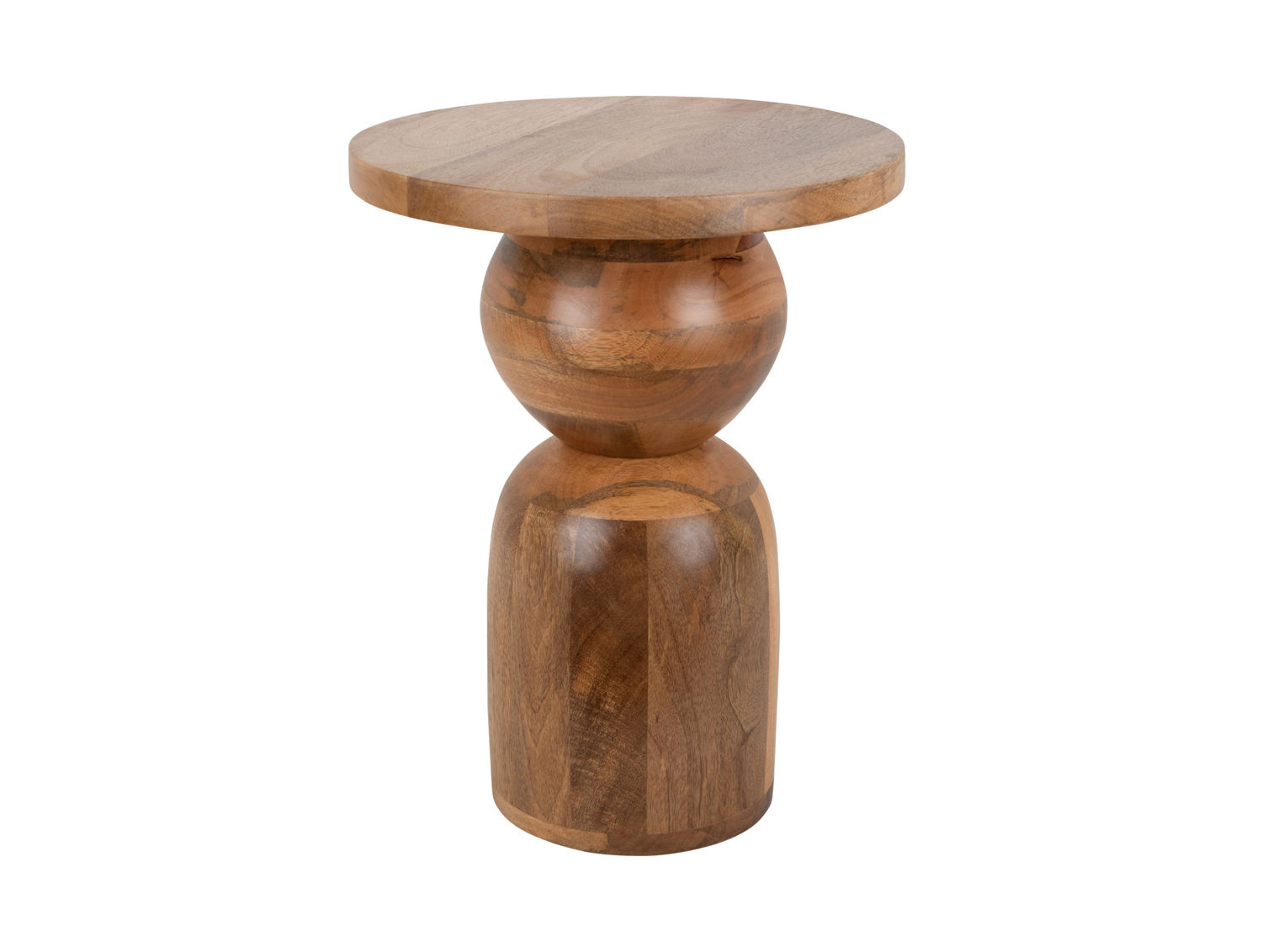 Bijzettafel Staunane Mangohout Ø35 cm - Afbeelding 2