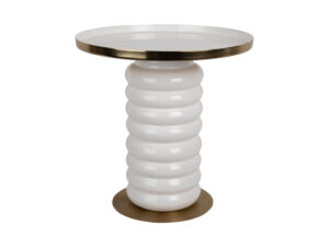 Bijzettafel Tosun Wit Ø41 cm
