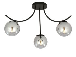 Plafondlamp Treirnes Zwart Ø14 cm