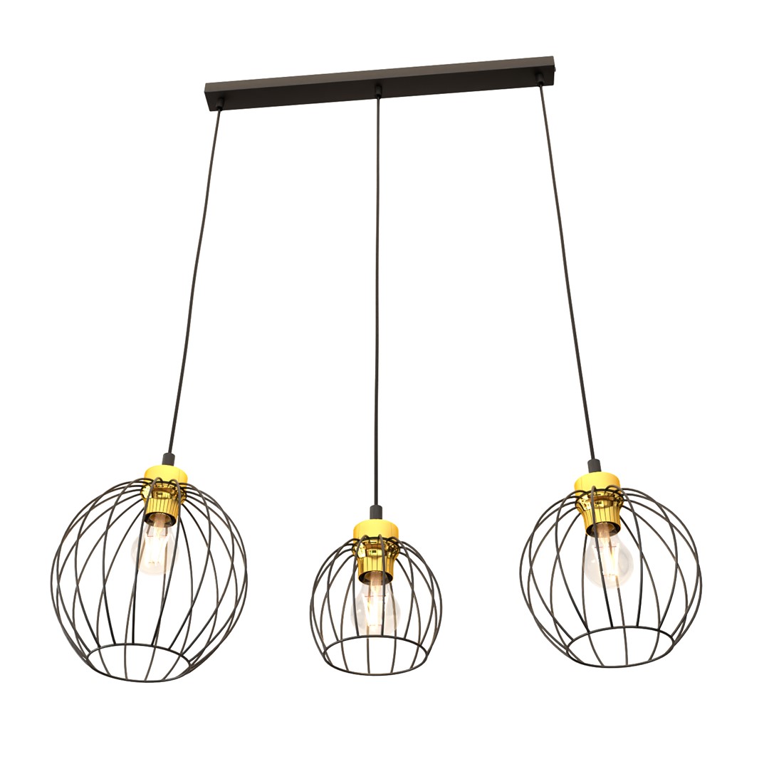 Hanglamp Klondand Zwart Ø24 cm