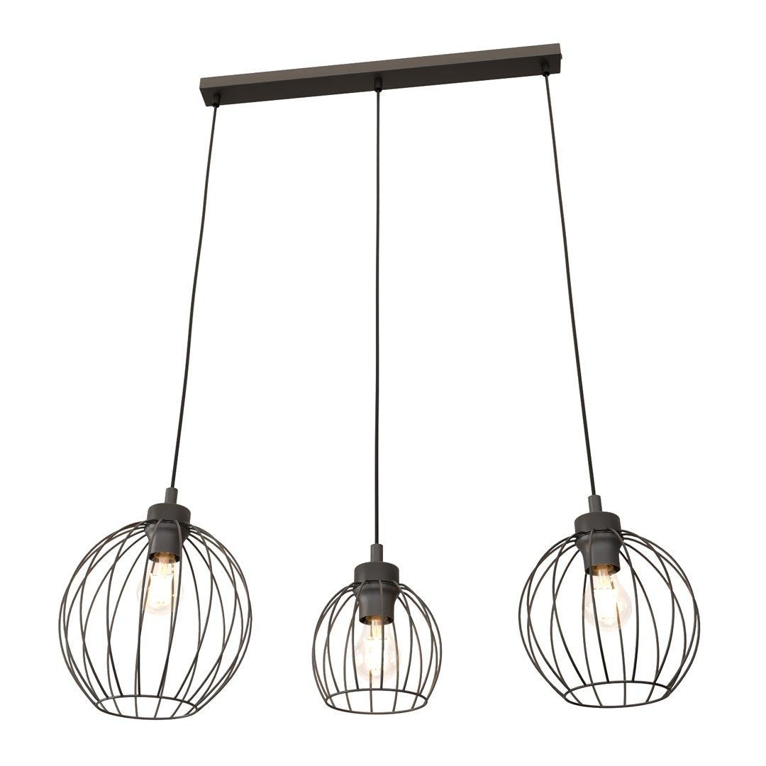 Hanglamp Bodira Zwart Ø24 cm